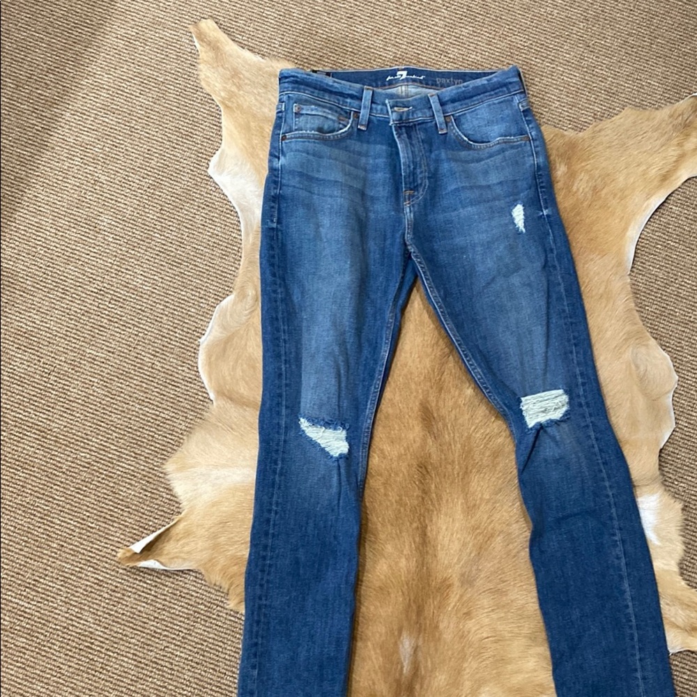 7 for All Mankind Paxtyn Distressed Women's Jeans